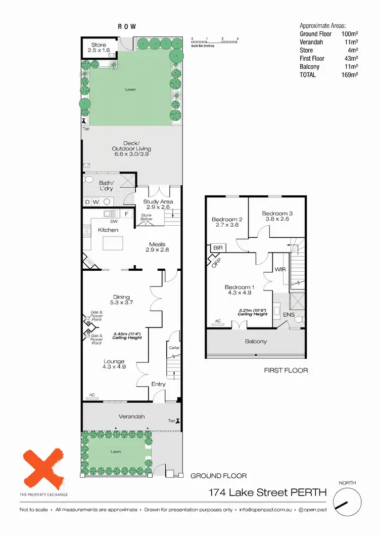 Floorplan of Homely house listing, 174 Lake Street, Perth WA 6000