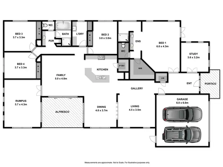 Floorplan of Homely rural property listing, 127 Dellven Drive, Table Top NSW 2640