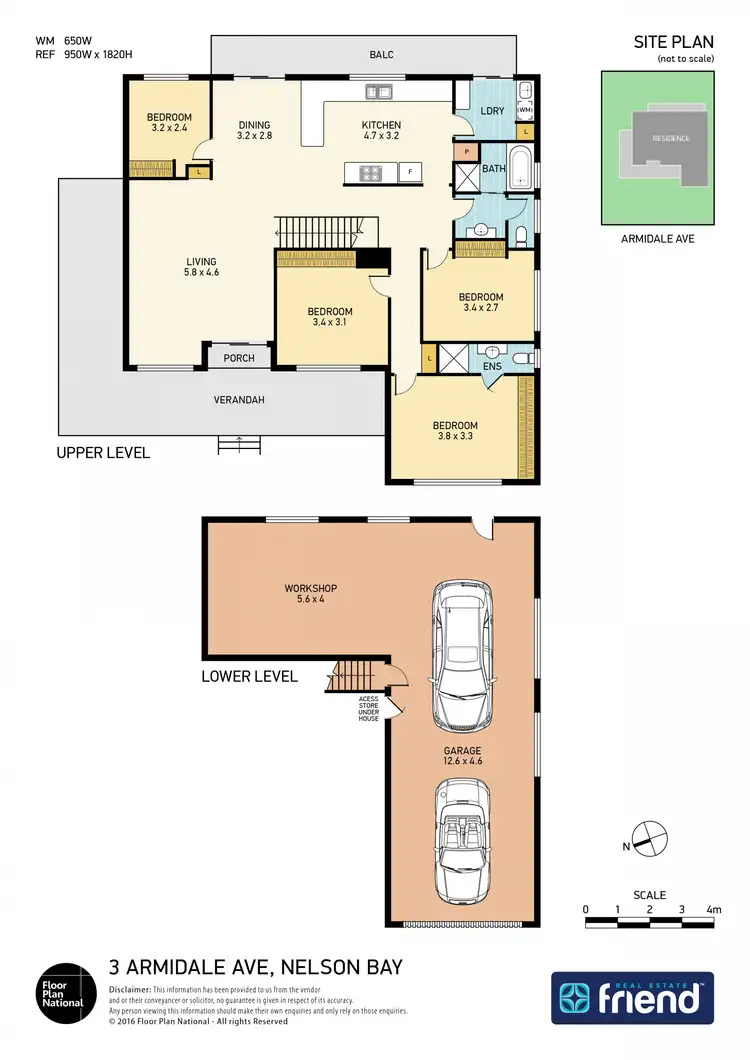 Floorplan of Homely house listing, 3 Armidale Avenue, Nelson Bay NSW 2315