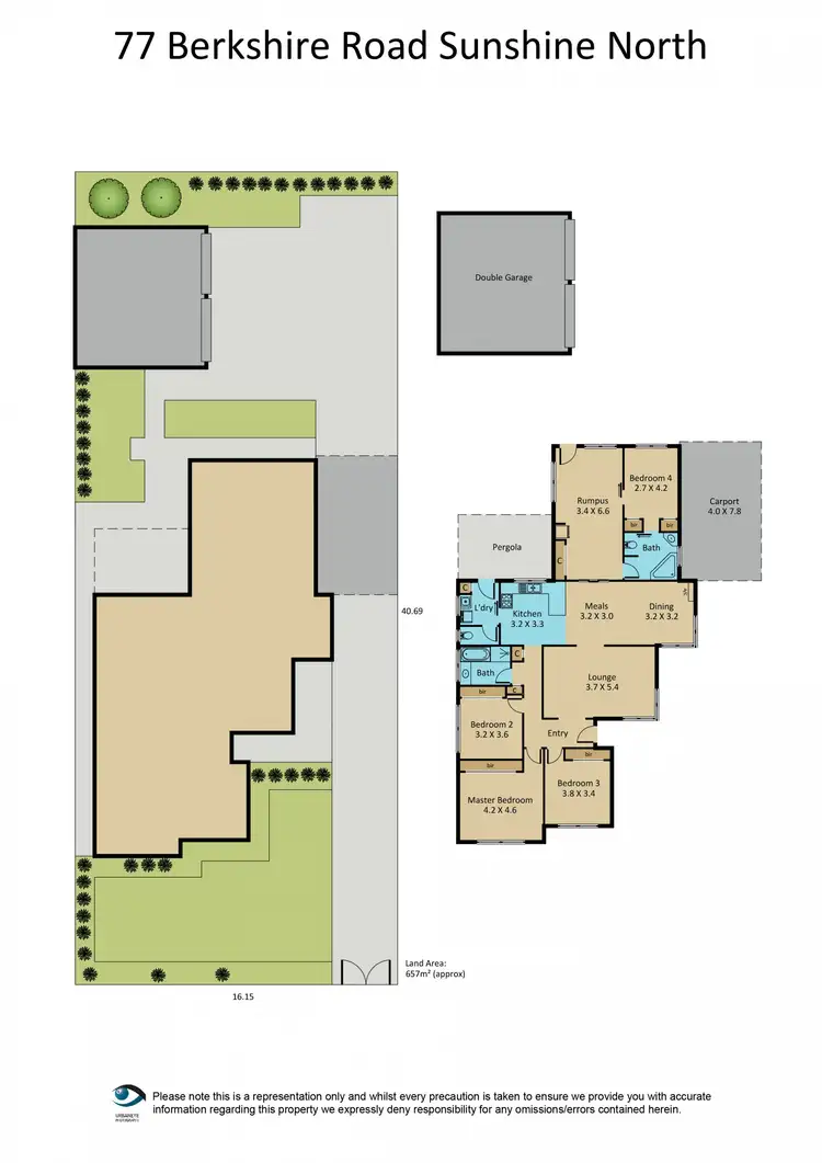 Floorplan of Homely house listing, 77 Berkshire Road, Sunshine North VIC 3020