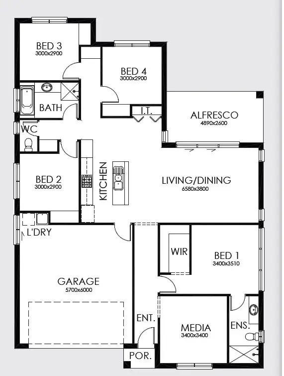 Floorplan of Homely house listing, LOT Lot 51, Lot 51 Bradman Way, Urangan QLD 4655