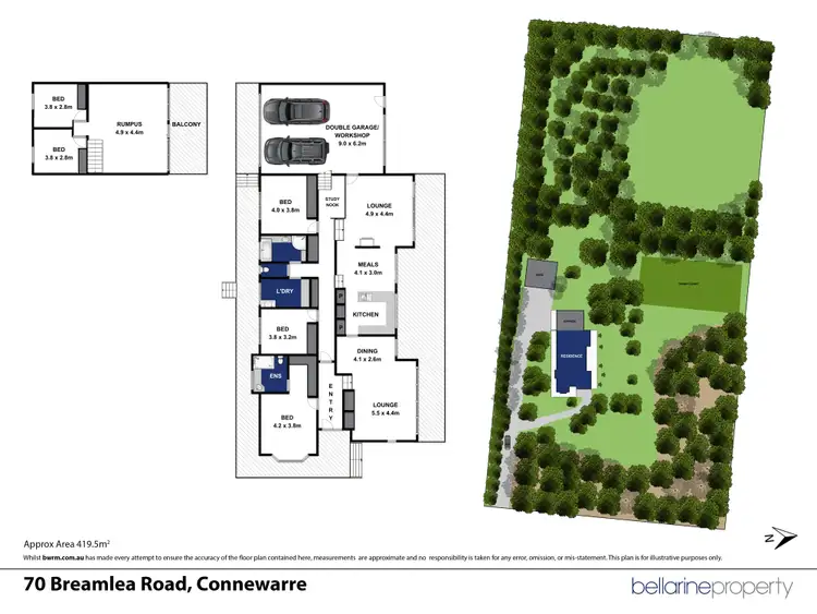 Floorplan of Homely rural property listing, 70 Breamlea Road, Connewarre VIC 3227
