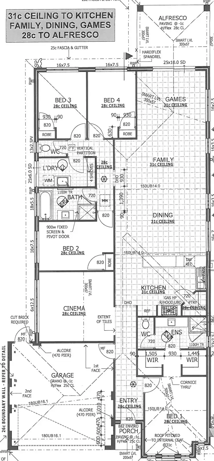 Floorplan of Homely house listing, 11 Cadogan Outlook, Ellenbrook WA 6069