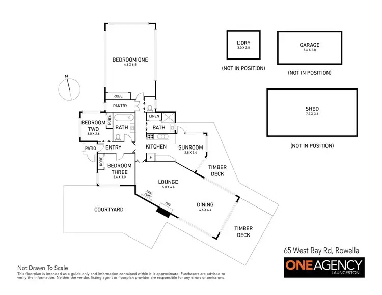 Floorplan of Homely house listing, 65 West Bay Road, Rowella TAS 7270