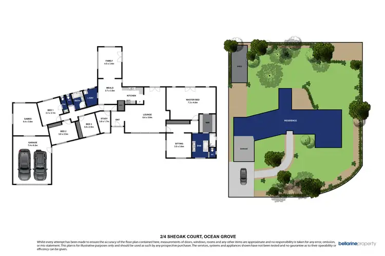 Floorplan of Homely house listing, 2-4 Sheoak Court, Ocean Grove VIC 3226