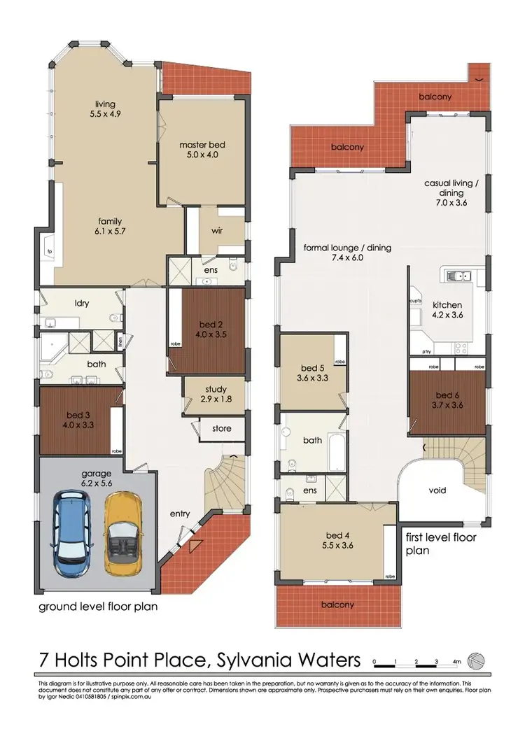 Floorplan of Homely house listing, 7 Holts Point Place, Sylvania NSW 2224