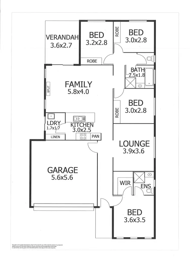 Floorplan of Homely house listing, 13 Pfitzner Close, Murray Bridge SA 5253