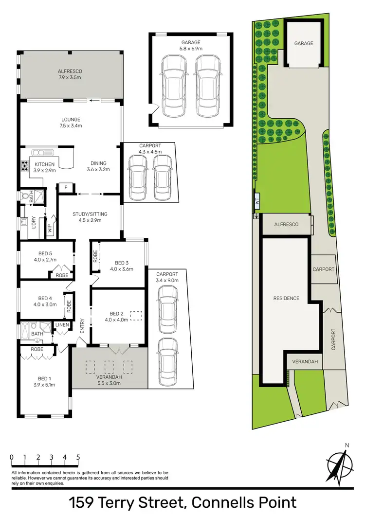Floorplan of Homely house listing, 159 Terry Street, Connells Point NSW 2221