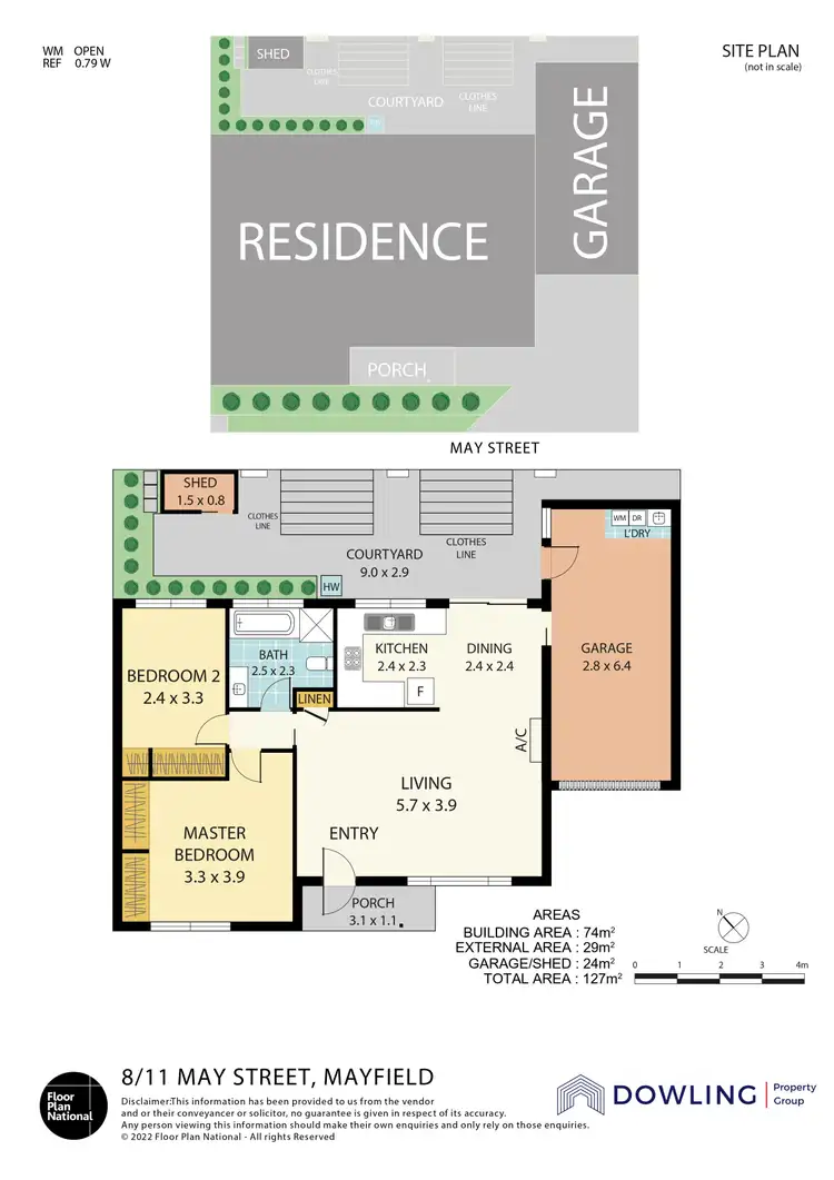Floorplan of Homely villa listing, 8/11 May Street, Mayfield NSW 2304