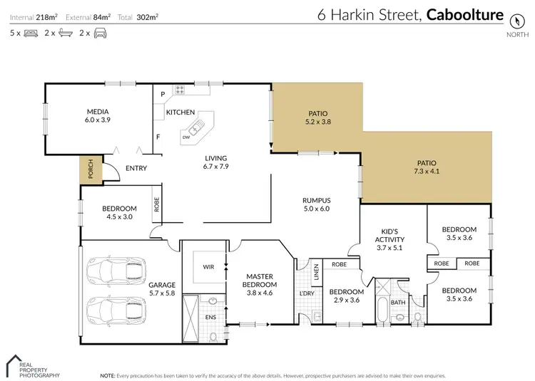 Floorplan of Homely house listing, 6 Harkin Street, Caboolture QLD 4510