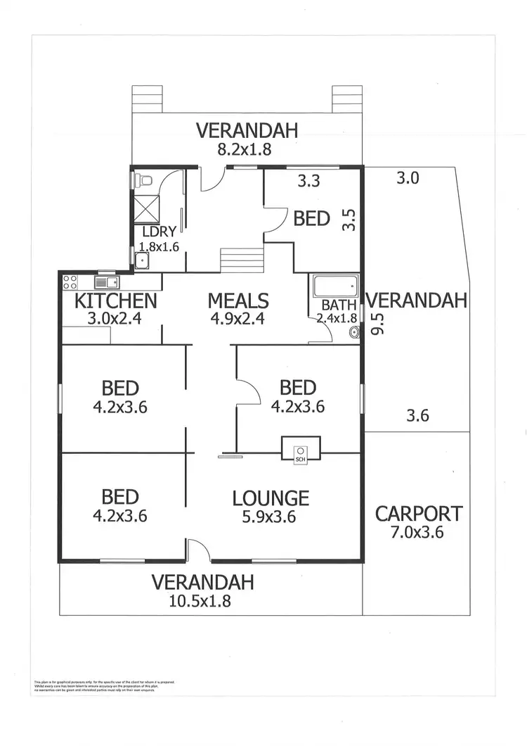 Floorplan of Homely house listing, 48 Swanport Road, Murray Bridge SA 5253