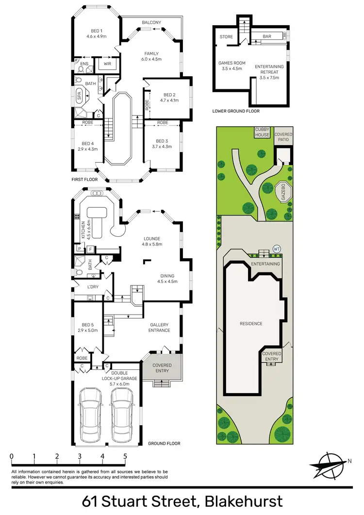 Floorplan of Homely house listing, 61 Stuart Street, Blakehurst NSW 2221
