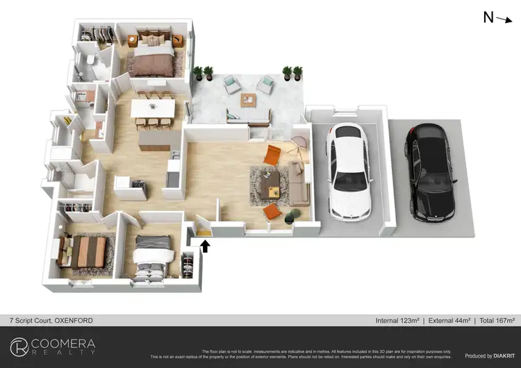 Floorplan of Homely house listing, 7 Script Court, Oxenford QLD 4210