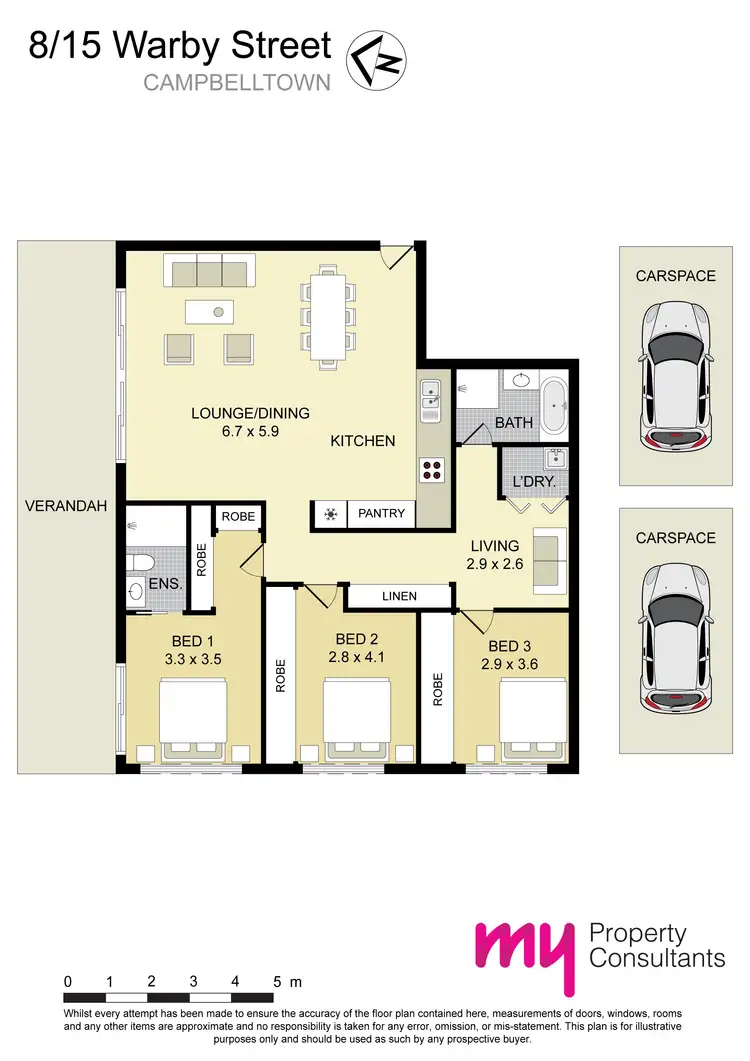 Floorplan of Homely apartment listing, 8/15-17 Warby Street, Campbelltown NSW 2560