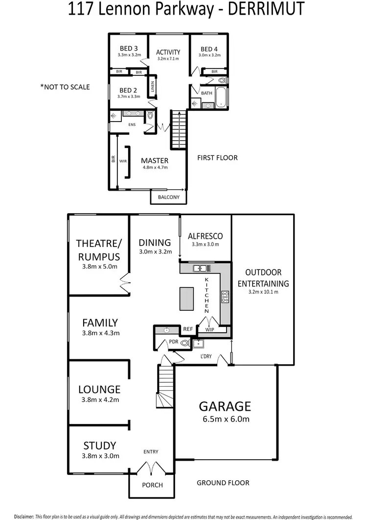 Floorplan of Homely house listing, 117 Lennon Parkway, Derrimut VIC 3026