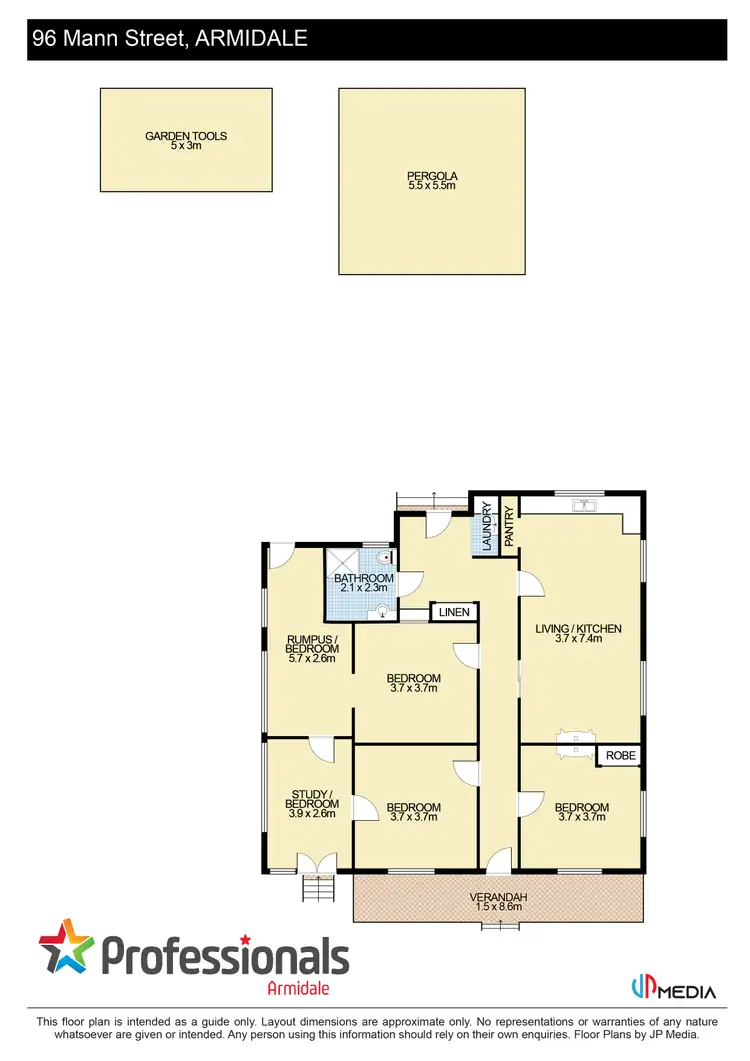 Floorplan of Homely house listing, 96 Mann Street, Armidale NSW 2350