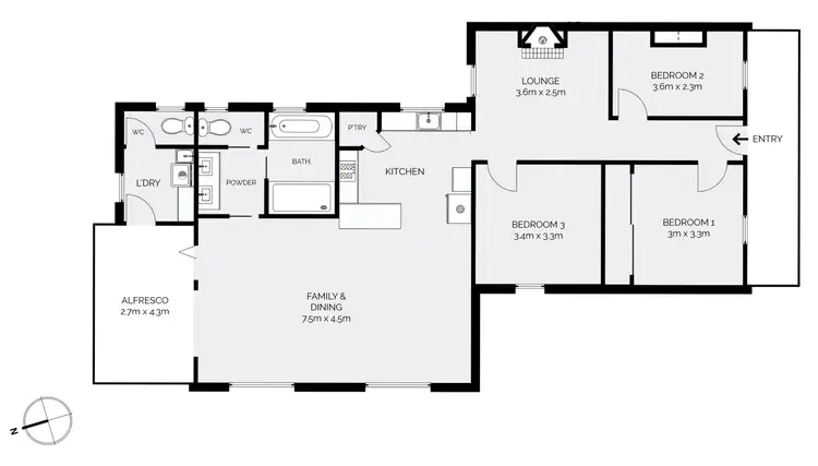 Floorplan of Homely house listing, 65 Railway Parade, Bathurst NSW 2795