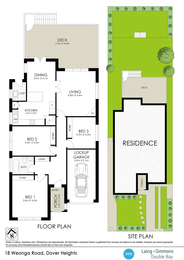 Floorplan of Homely house listing, 18 Weonga Road, Dover Heights NSW 2030