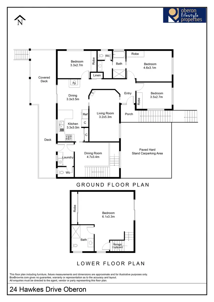 Floorplan of Homely house listing, 24 Hawkes Drive, Oberon NSW 2787