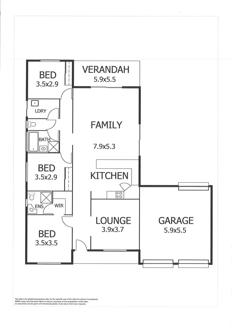 Floorplan of Homely house listing, 5 Parkview Drive, Murray Bridge SA 5253