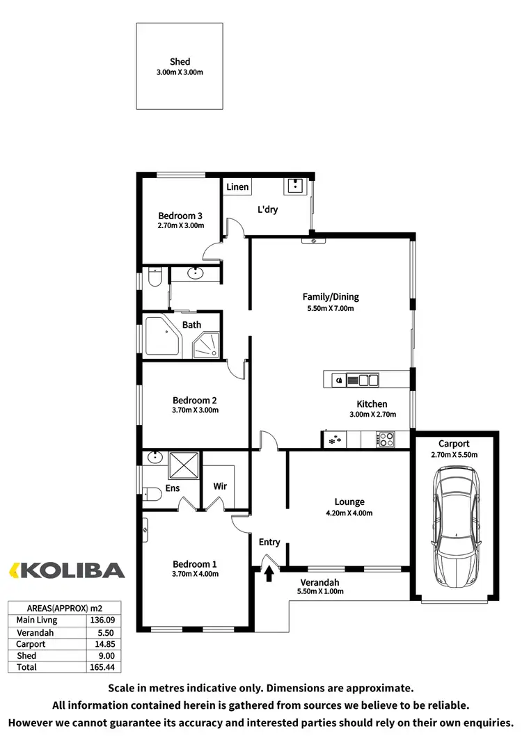 Floorplan of Homely house listing, 37 Erebus Circuit, Morphett Vale SA 5162