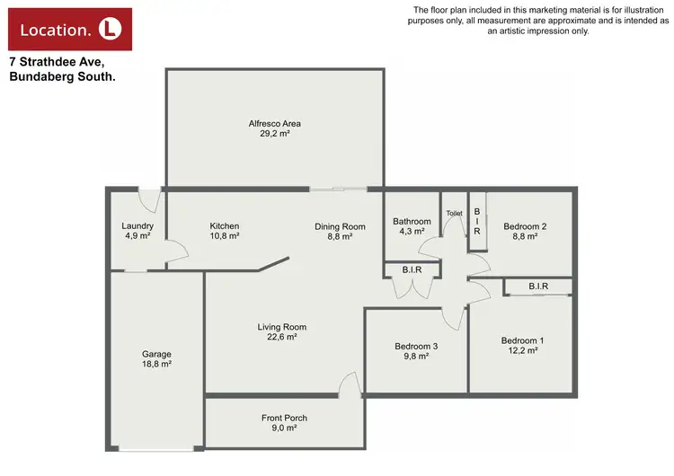 Floorplan of Homely house listing, 7 Strathdee Avenue, Bundaberg South QLD 4670