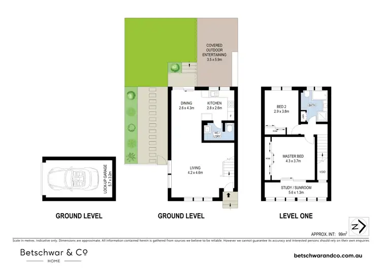 Floorplan of Homely townhouse listing, 4/149 Campbell Street, Woonona NSW 2517