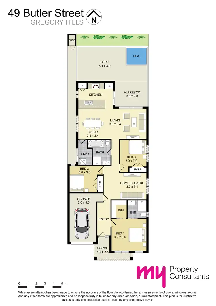 Floorplan of Homely house listing, 49 Butler Street, Gregory Hills NSW 2557