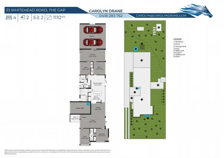 Floorplan of Homely house listing, 33 Whitehead Road, The Gap QLD 4061