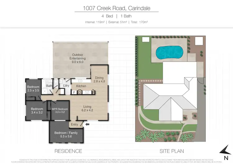 Floorplan of Homely house listing, 1007 Creek Road, Carindale QLD 4152