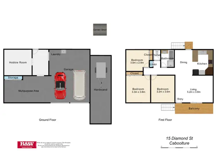 Floorplan of Homely house listing, 15 Diamond Street, Caboolture QLD 4510
