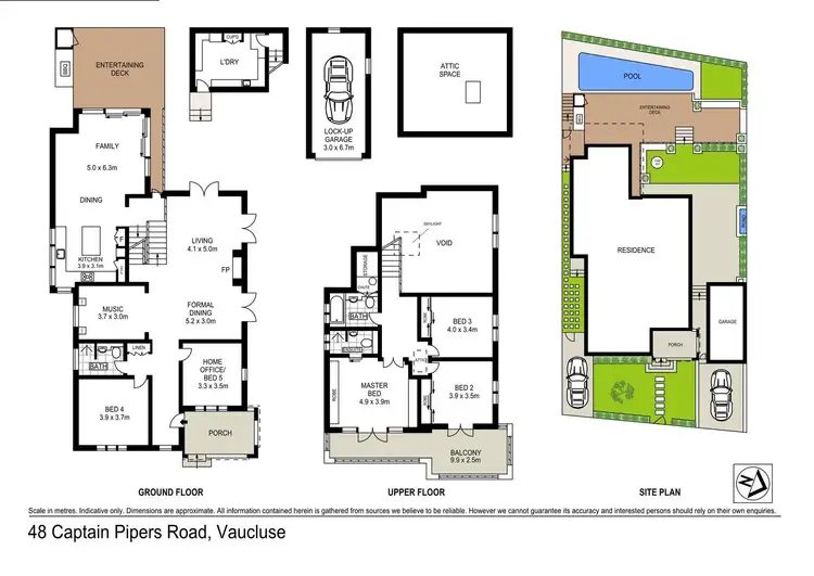 Floorplan of Homely house listing, 48 Captain Pipers Road, Vaucluse NSW 2030