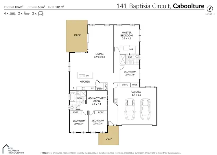 Floorplan of Homely house listing, 141 Baptisia Circuit, Caboolture QLD 4510