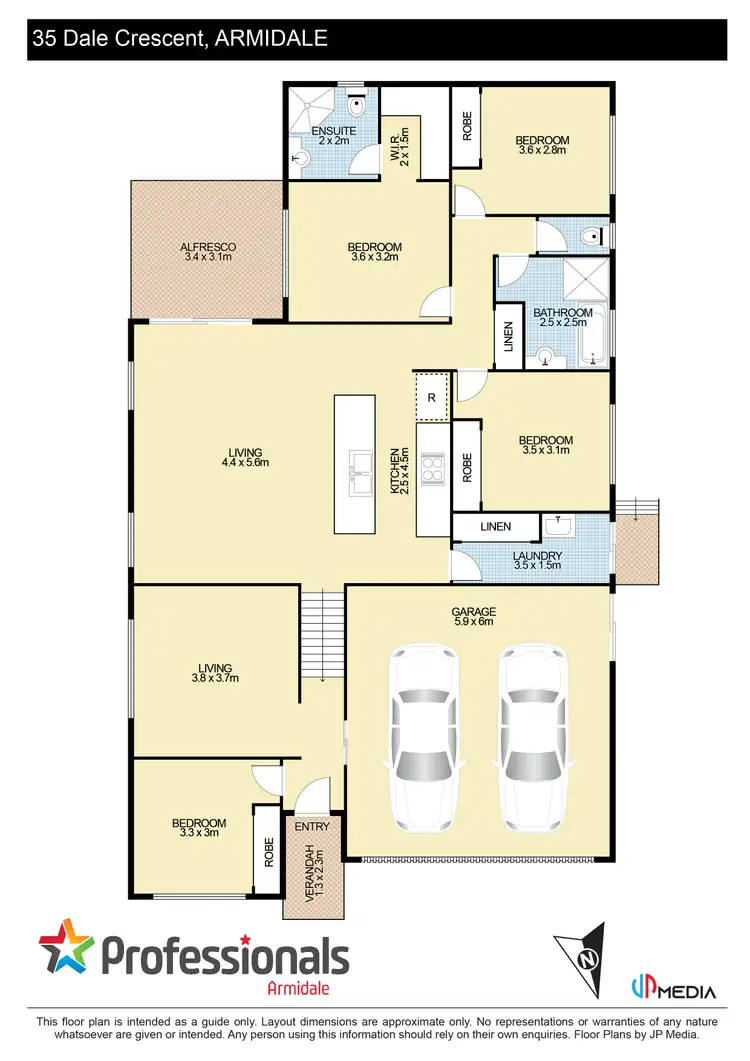 Floorplan of Homely house listing, 35 Dale Crescent, Armidale NSW 2350