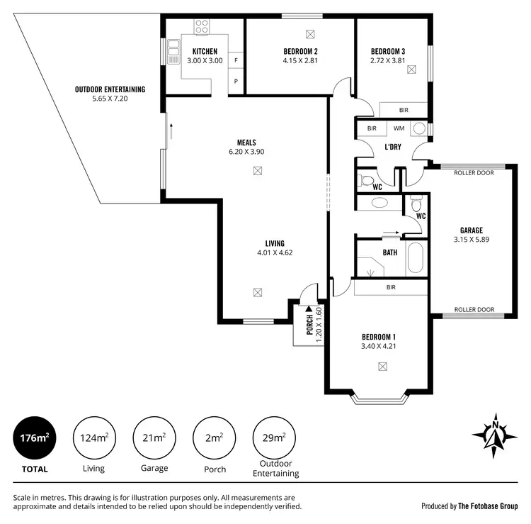 Floorplan of Homely unit listing, 1/200 Diagonal Road, Warradale SA 5046