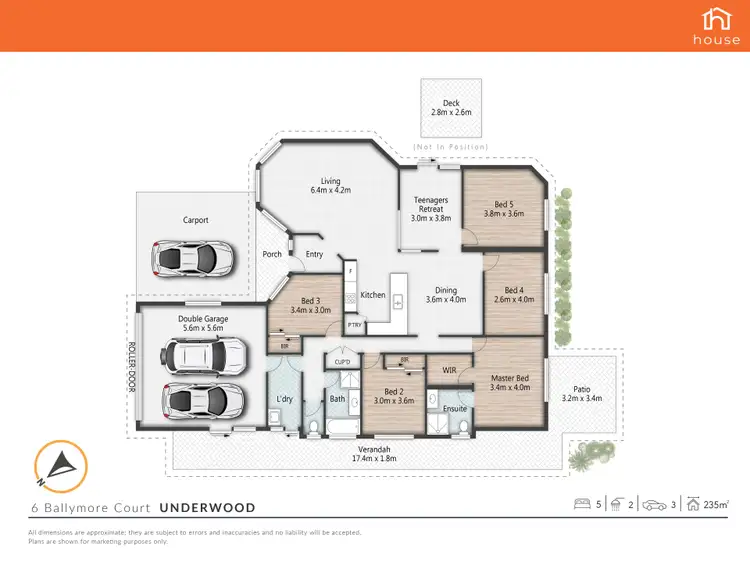 Floorplan of Homely house listing, 6 Ballymore Court, Underwood QLD 4119