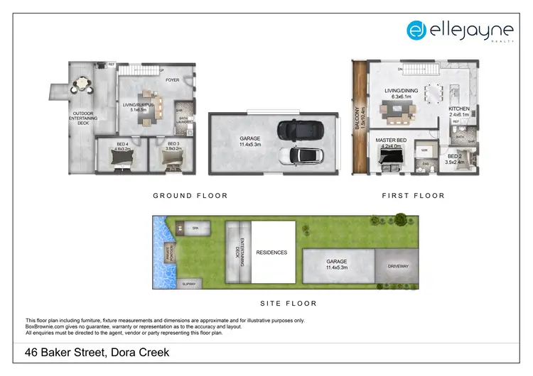 Floorplan of Homely house listing, 46 Baker Street, Dora Creek NSW 2264