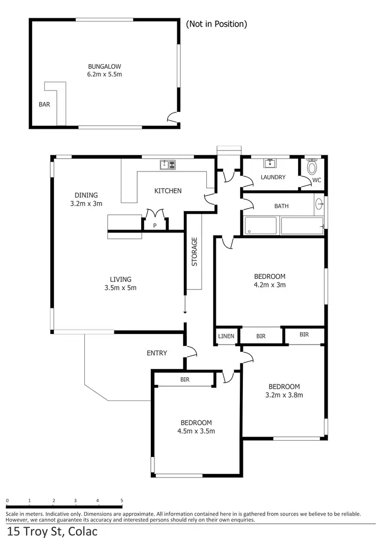 Floorplan of Homely house listing, 15 Troy Street, Colac VIC 3250