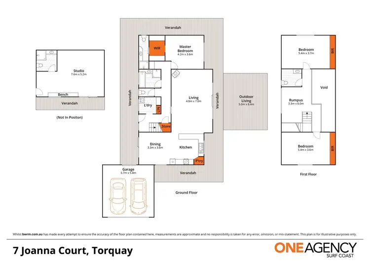 Floorplan of Homely house listing, 7 Joanna Court, Torquay VIC 3228