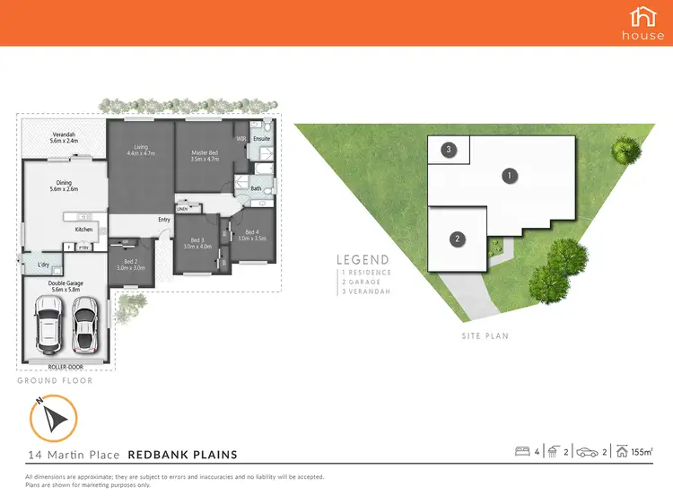 Floorplan of Homely house listing, 14 Martin Place, Redbank Plains QLD 4301