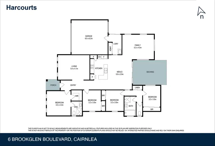 Floorplan of Homely house listing, 6 Brookglen Boulevard, Cairnlea VIC 3023