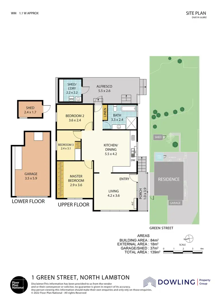 Floorplan of Homely house listing, 1 Green Street, North Lambton NSW 2299