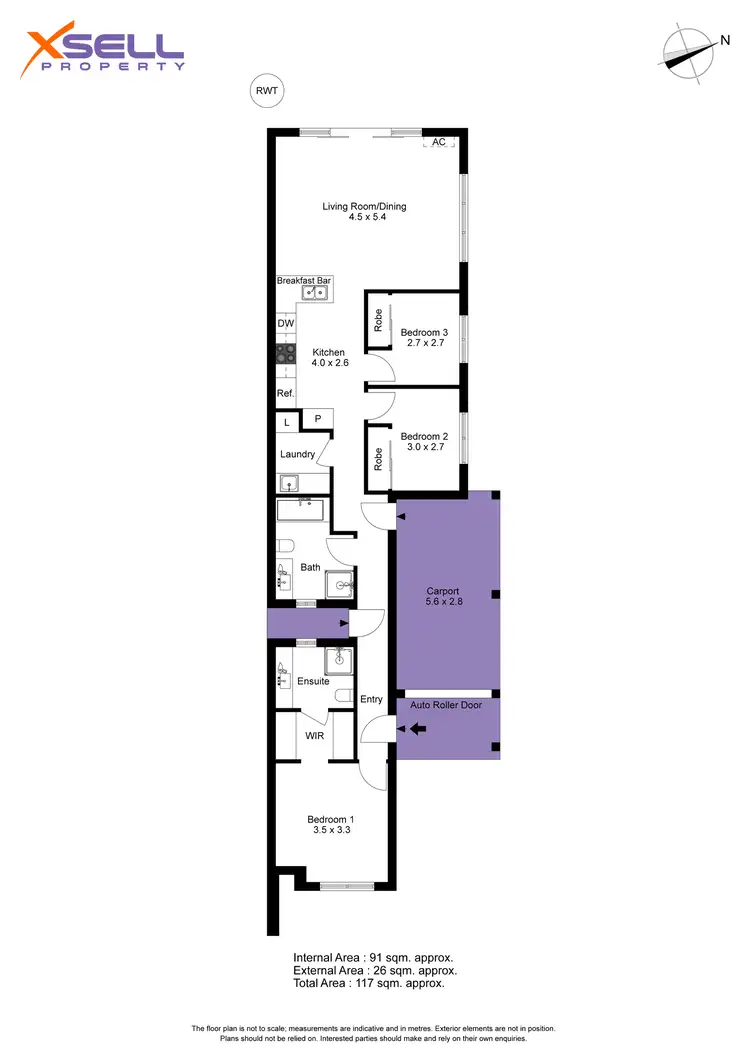 Floorplan of Homely house listing, 13B Hyacinth Crescent, Christie Downs SA 5164