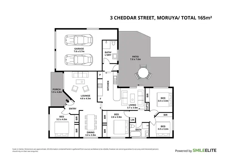 Floorplan of Homely house listing, 13 Cheddar St, Moruya NSW 2537
