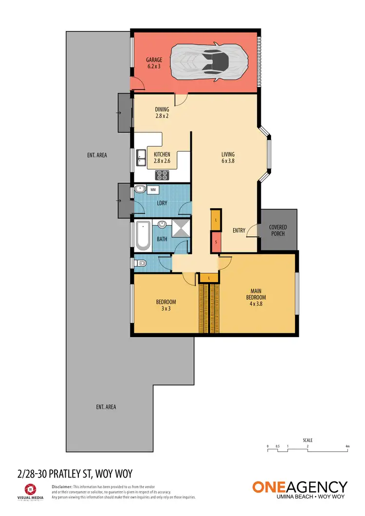 Floorplan of Homely villa listing, 2/28-30 Pratley Street, Woy Woy NSW 2256