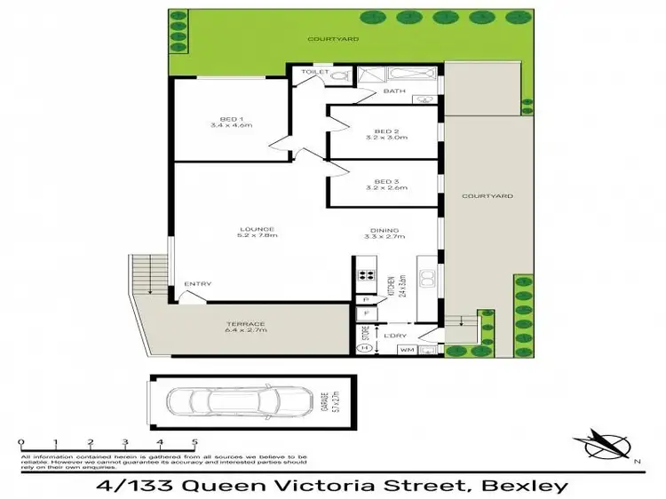 Floorplan of Homely villa listing, 4/133 Queen Victoria Street, Bexley NSW 2207