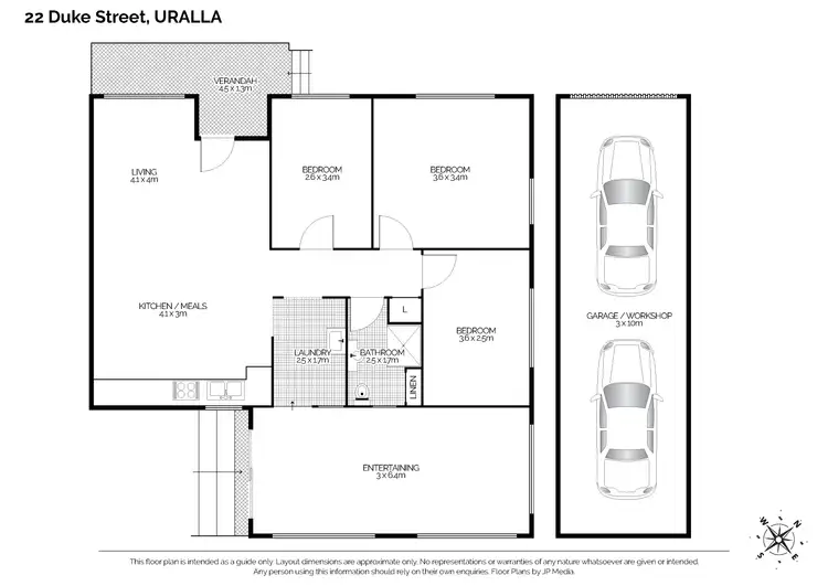 Floorplan of Homely house listing, 22 Duke Street, Uralla NSW 2358