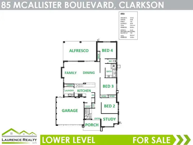 Floorplan of Homely house listing, 85 McAllister Boulevard, Clarkson WA 6030