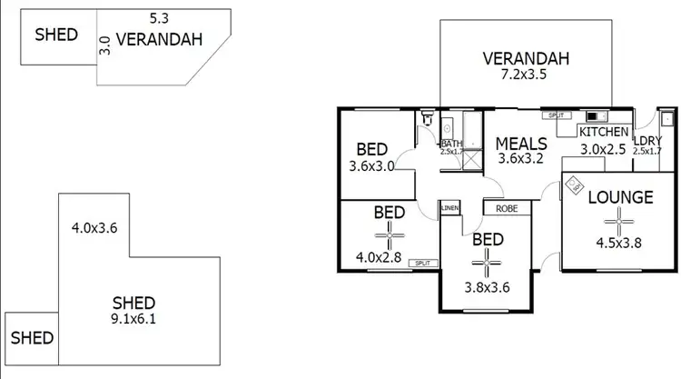 Floorplan of Homely house listing, 62 Homburg Drive, Murray Bridge SA 5253