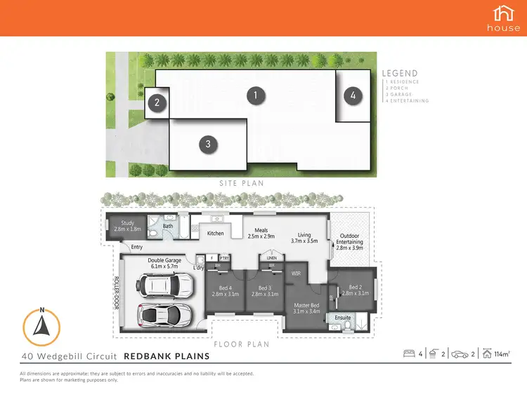 Floorplan of Homely house listing, 40 Wedgebill Circuit, Redbank Plains QLD 4301